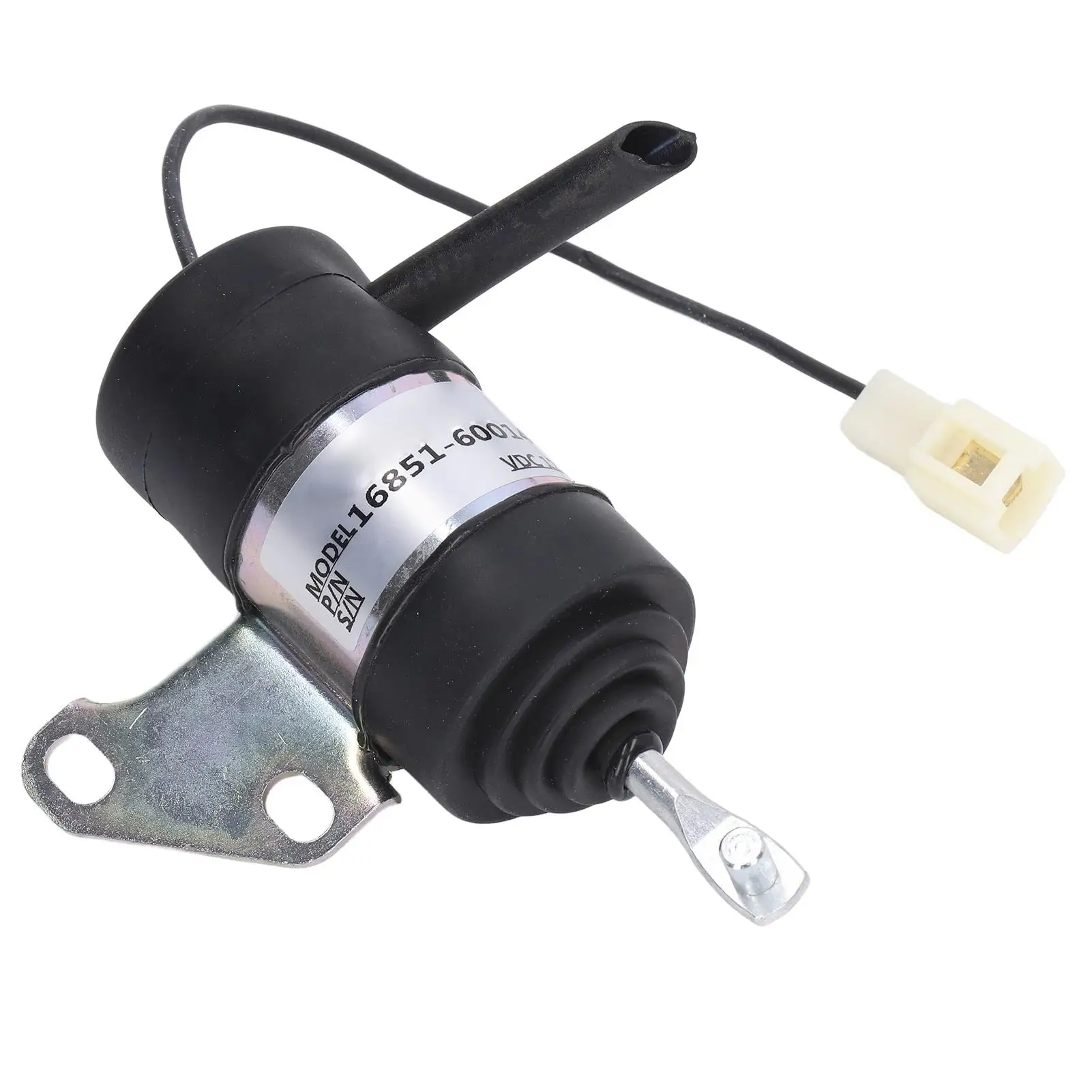 

12V Stop Solenoid Original for Standard 16851-60014 Electroplating Replacement for Perkins CAT 216 226 236 246 automotive