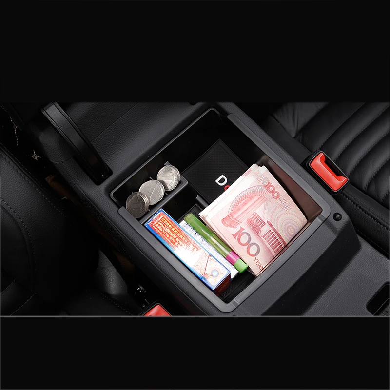 abs car armrest plate Center console storage box for volkswagen vw arteon 2017 2018 2019 2020 2021 2022 interior organizer case