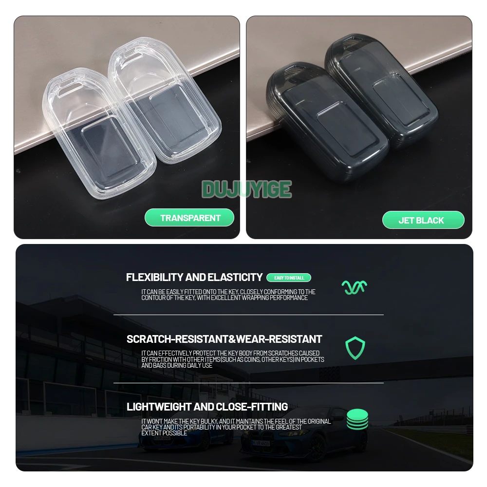 Clear TPU Car Key Case For Honda Ridgeline WR-V BR-V Passport Honda e ZC Key Fob Cover Protector Shell Auto Accessories