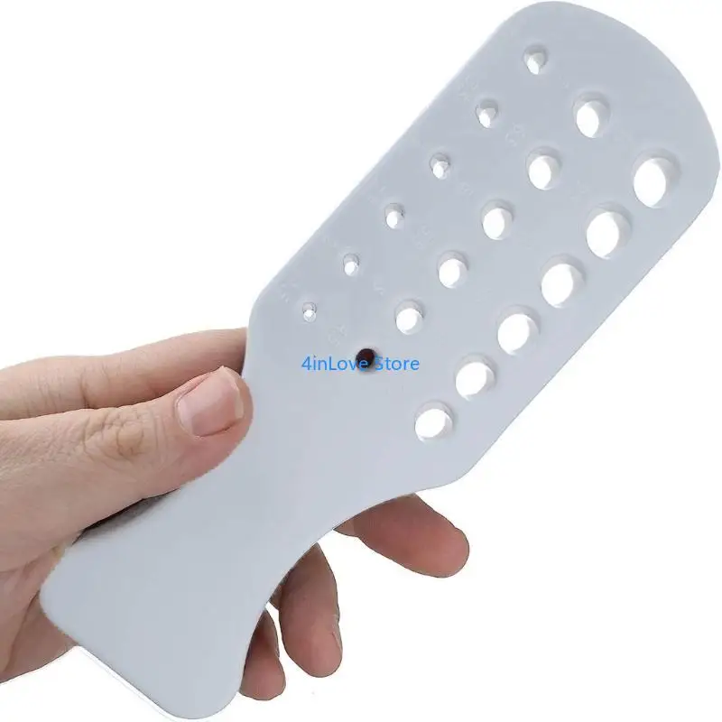 T4MD 2pcs/Set Plastikdraht -Drawplate Metallnetz -Ziehplatte Schmuckwerkzeuge für Halskette