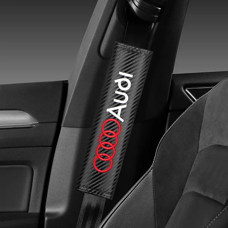 مقعد السيارة حزام غطاء الكتف حامي حشوة وسادة اكسسوارات السيارات لأودي Sline A3 A4 B8 8P 8V B6 A5 A6 C7 Q5 B9 B7 C6 A1 Q7 #5