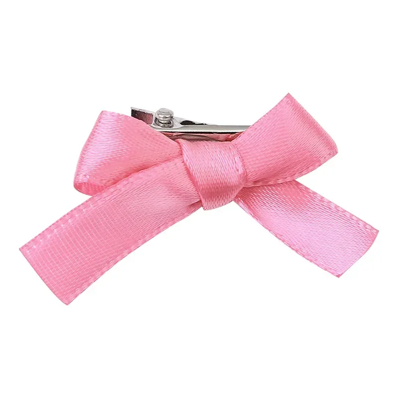 8pcs/set Small Pink Bowknot Hairpin for Girls 2023 Summer New Cute Bangs Clips Hairslide Headwear Hair Accessories for Children