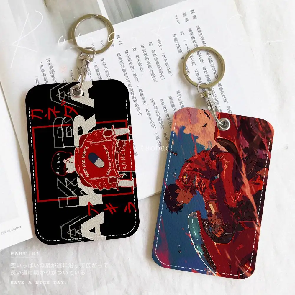 

Персонализированный держатель для карт Superpower Energy Body A-akira Anime с принтом, для девочек, чехол для карт, держатель для бейджей, брелок для ключей