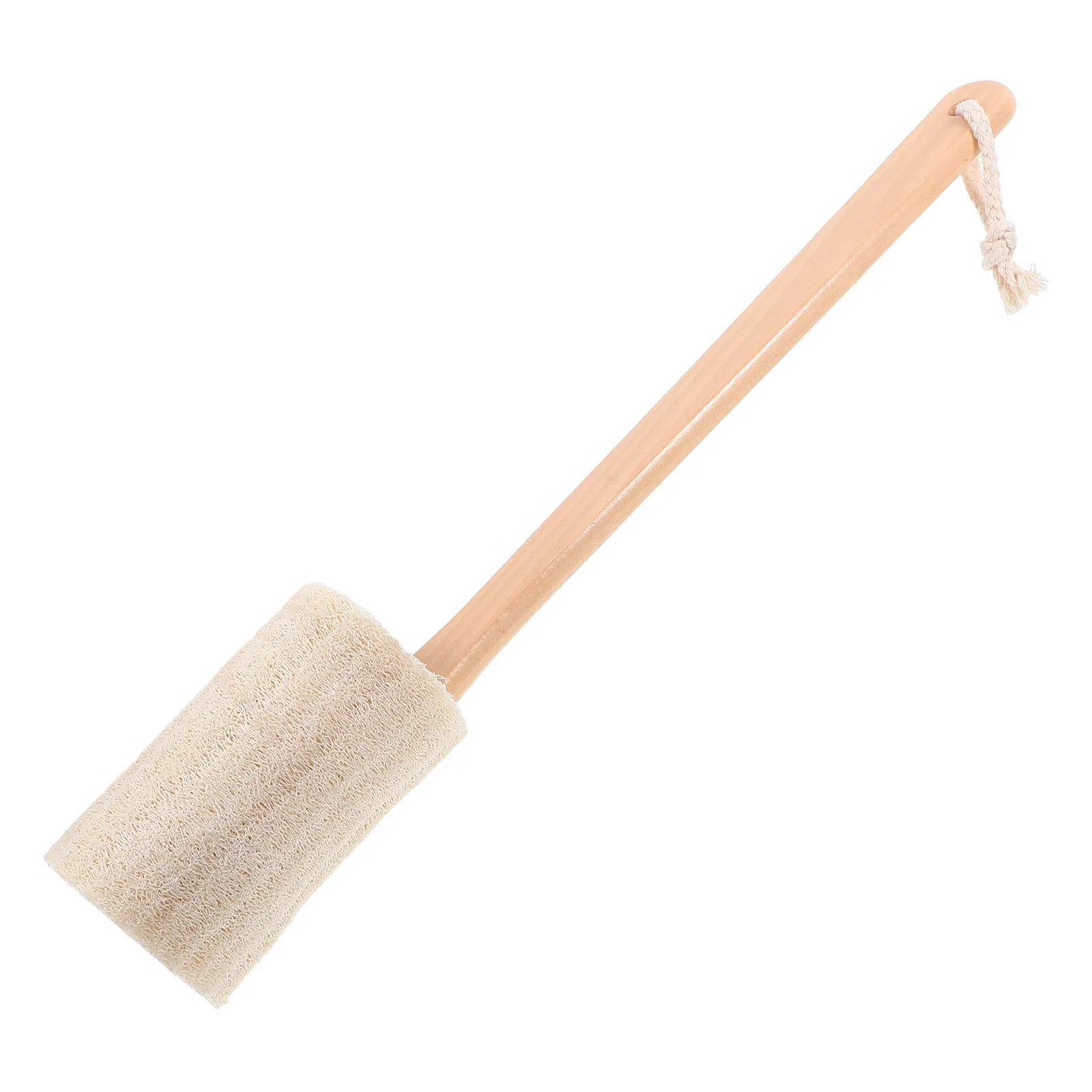 

Loofah Shower Brush Easy to Clean Bath Exfoliating Tool Handheld Dormitory Home Use Cleaning on Stick Long Handle