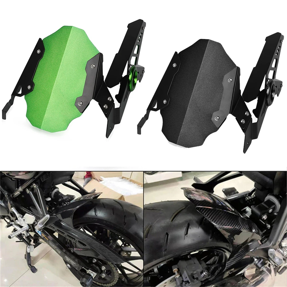 

Motorbike Mudguard Chain Guard Cover Rear Fender Ninja400 Ninja250 For Kawasaki Ninja-400 Ninja 400 250 2018 2019 2020 2021 2022