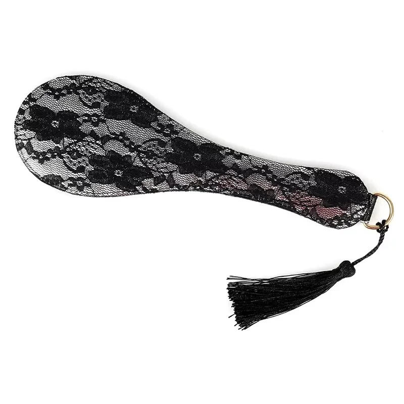 Premium PU Leather Equestrian Paddle - Faux Leather Horse Riding Whip - Lace Tassels Leather Horse Whips