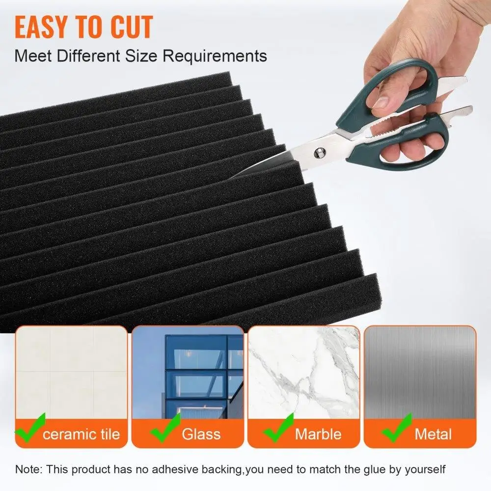 ألواح فوم صوتية للاستخدام في الاستوديو ، 12 × 12 × 1 بوصة ، 52