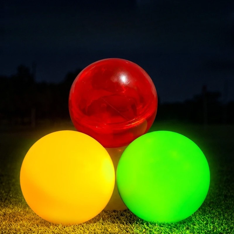 PGM Korea Park Golf Glow Ball Color LED Night Light Increase Park Practice Ball Q037