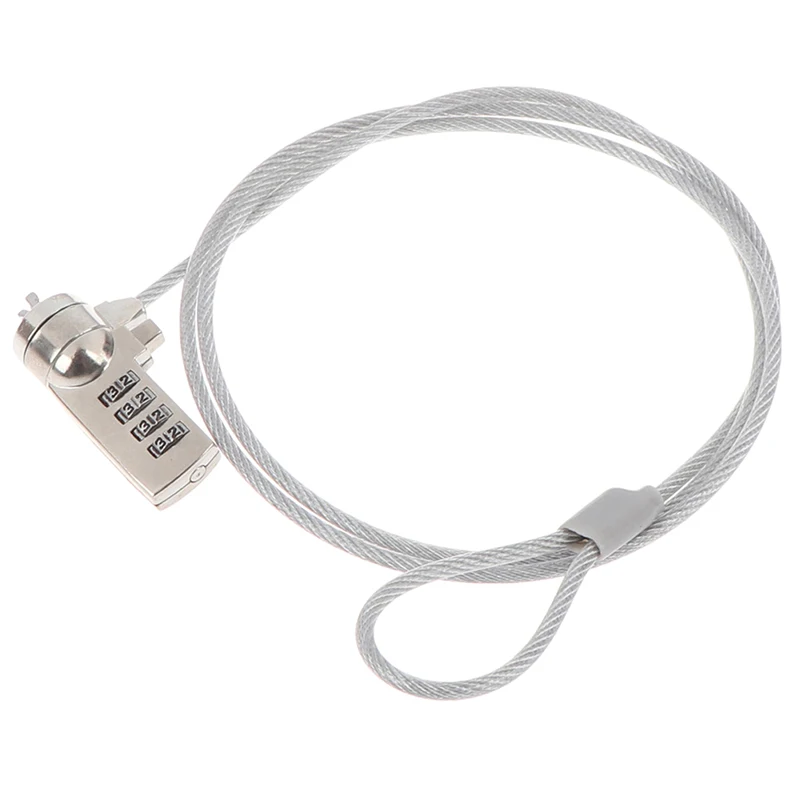 4 Digit security password computer lock anti-theft chain for notebook pc laptopHot