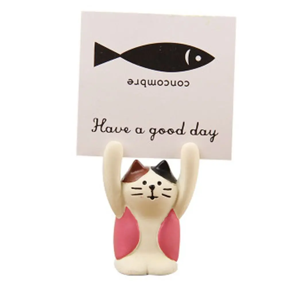 School Creative Picture Clip Panda Pig Message Photo Holder Memo Clip Card Holder Photo Clip Memo Holder