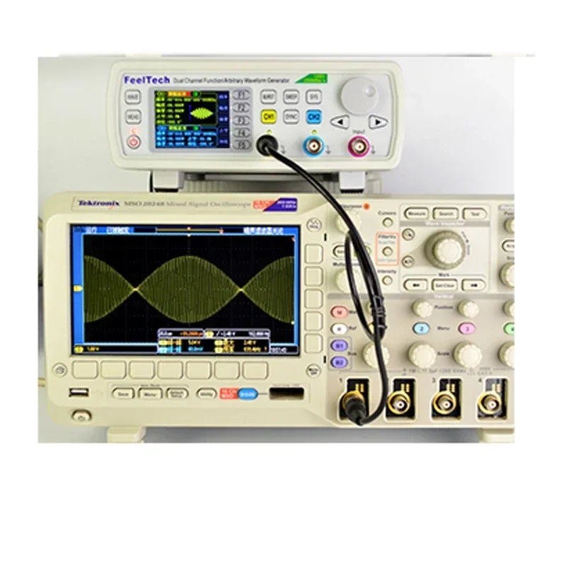 Portable 220v FY6600 Programmable Dual Channel DDS Function Arbitrary Waveform Signal Generator/pulse Signal Source/frequency Me