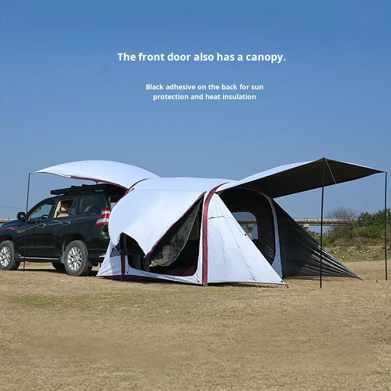 

Outdoor Inflatable Tent Waterproof Feature Automatic Car Rear SUV Extension Canopy Roof Complete Set for Campingcustom