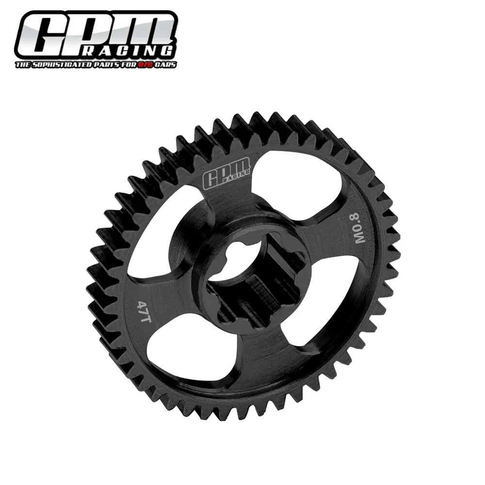 

GPM for TRAXXAS Mini Maxx Monster Truck 107154-1 RC Cars Upgrade Parts Metal Steel 0.8 Module 47T Spur Gear 10756