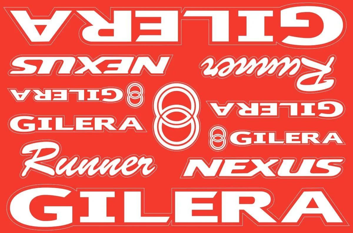 For Gilera Decals Stickers Motorcycle Vinyl Autocollant Aufkleber Adesivi /617