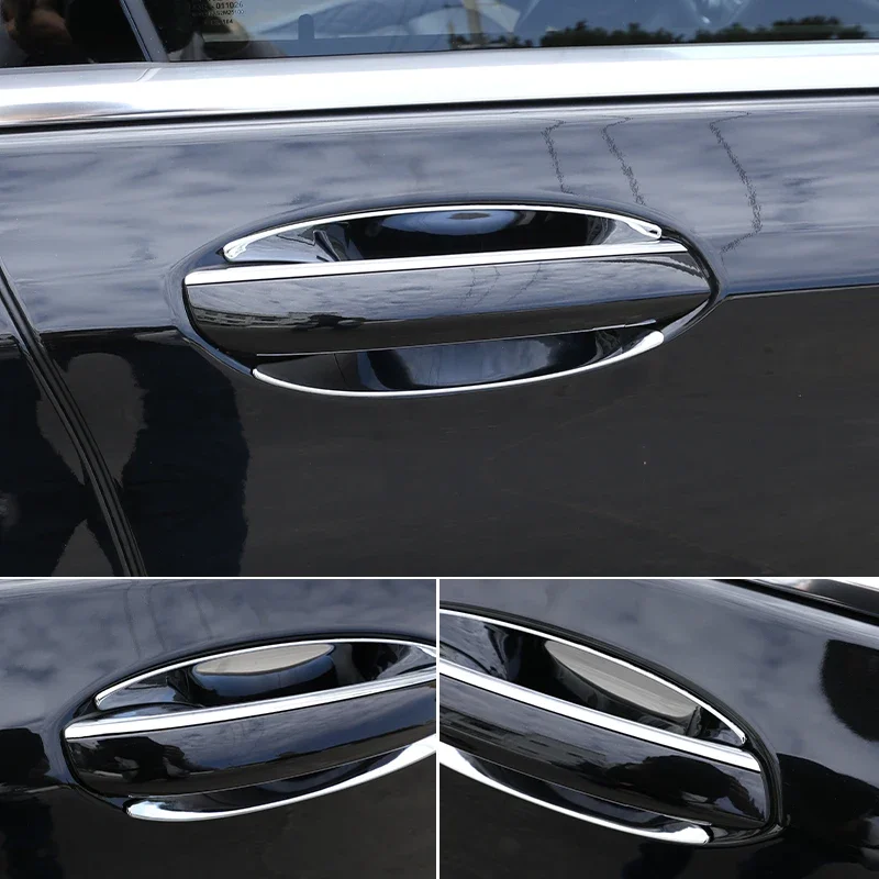 

ABS Chrome Accessories Exterior Outer Door Bowl Cover Door Wrist Trim For BMW 7 Series G11 G12 2016 2017 2018-2020 Car Styling