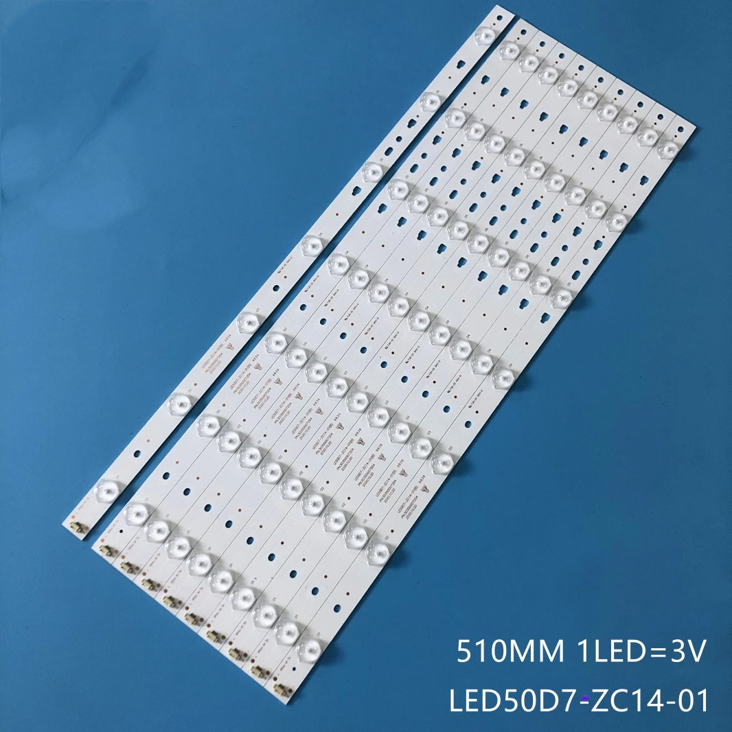 

LED Backlight strip 7 lamp LED50A900 D50MF7000 LD50U3000 Light Bar LED50D7-ZC14-01 (B) 30305000204 Screen V500HJ1-PE8 10pcs/set