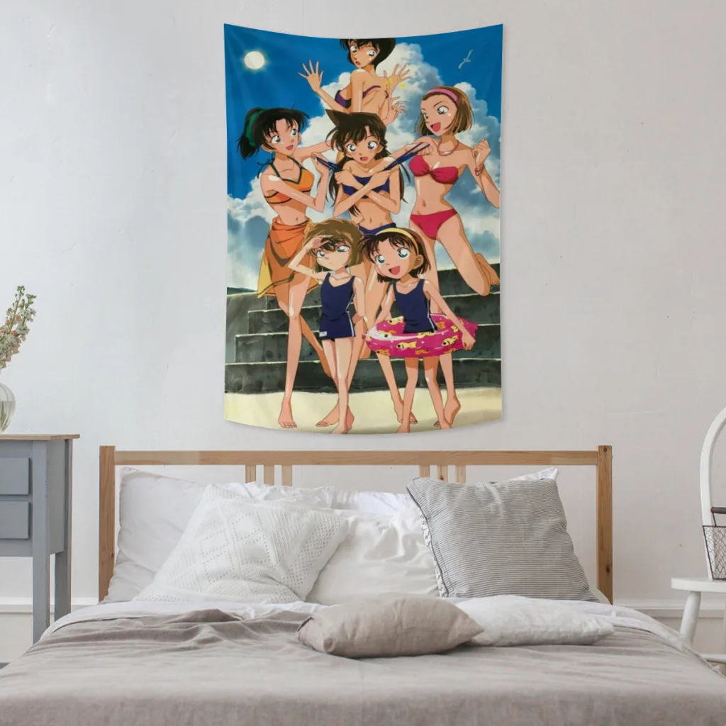 

Anime Detective Conan Tapestry Room Ornaments Decoration Bedroom Wall Décor