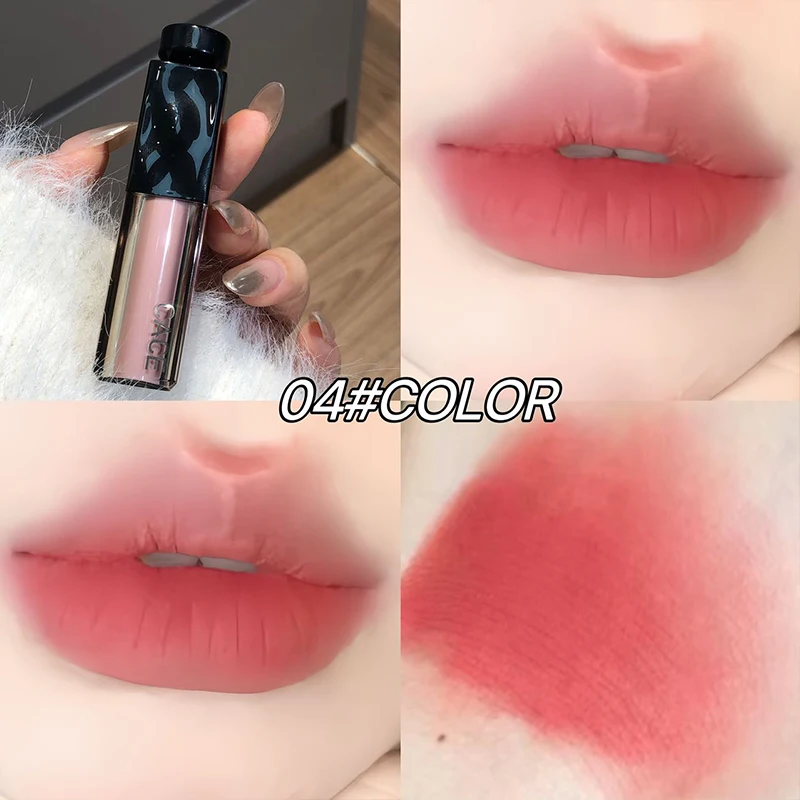 CACE boue à lèvres 6 couleurs brume velours nu liquide rouge à lèvres imperméable durable brillant à lèvres antiadhésif tasse Sexy rouge teinte à lèvres maquillage coréen