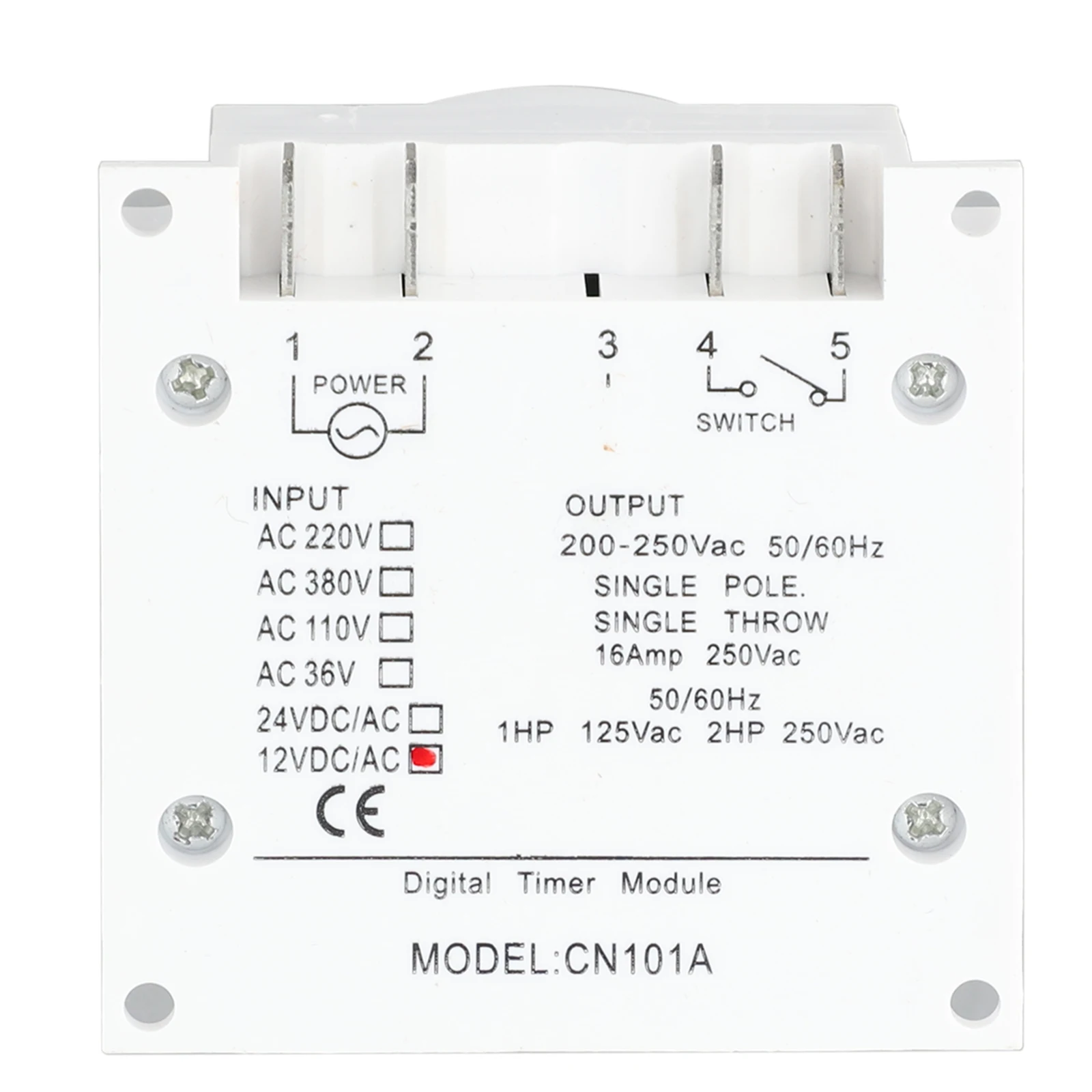 Electronic Timer 12V Timer Relay Built-in Rechargeable Battery Programmable Timer With Power for reserve Chronometer