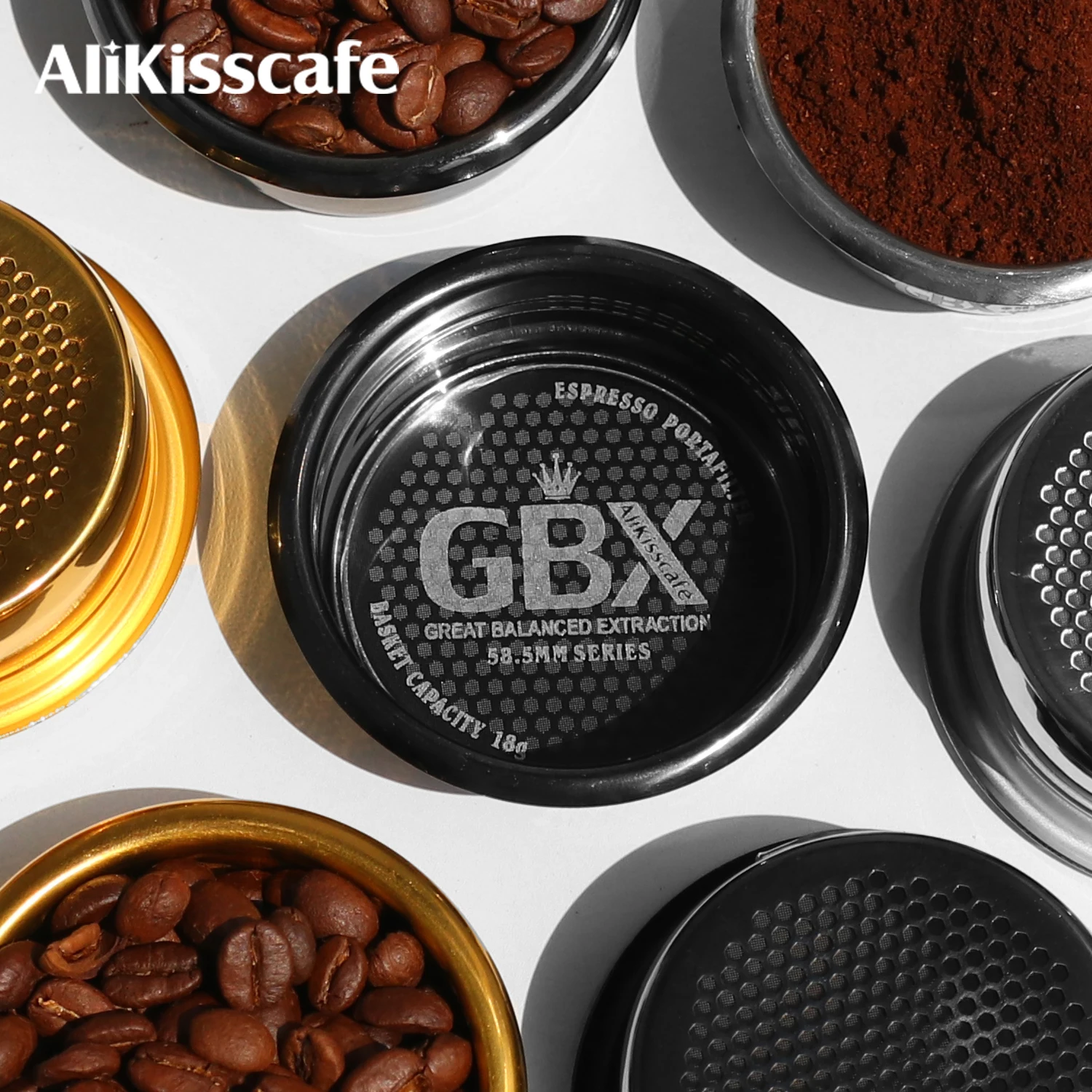 AliKisscafe Coffee Filter Basket 51mm 54mm 58.5mm Precision for