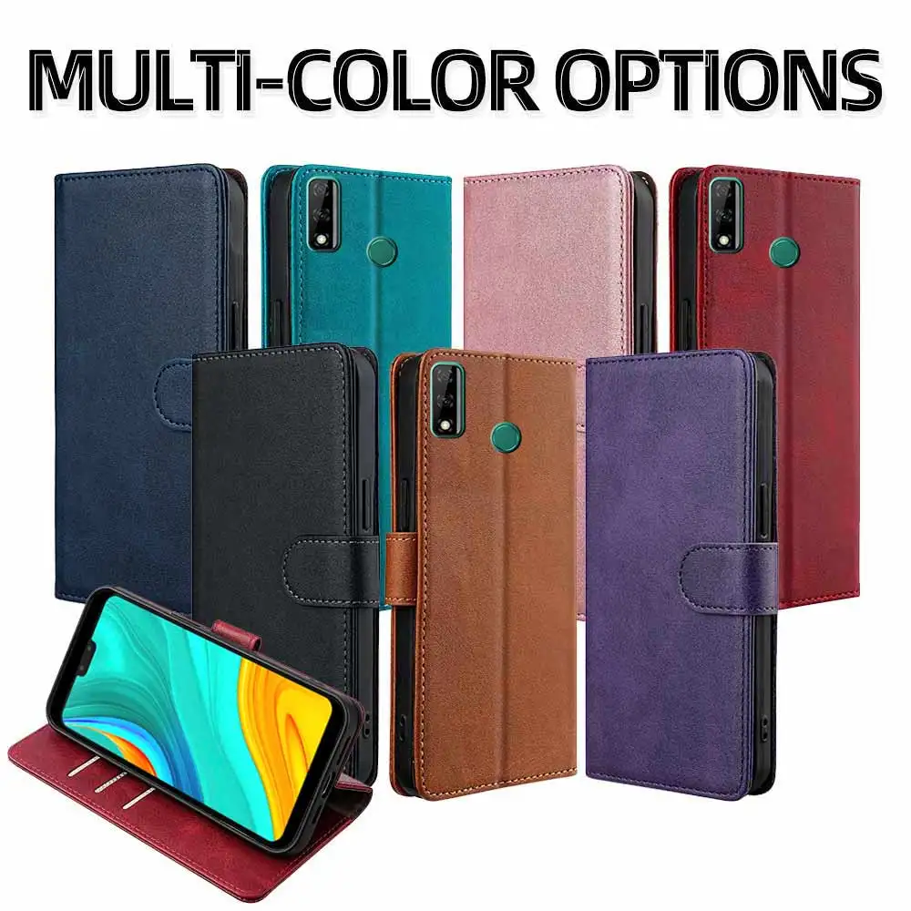 Wallet With Card Slots Magnetic Flip Leather Phone Case For Huawei Y9S Y9A Y8S Y8P Y7P Y7A Y6P Y5P Phone Bag With RFID Blocking