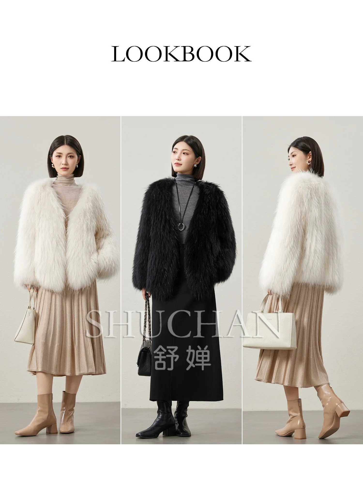 Luxury Soft Raccoon Fur Jacket Women 2024 Winter Casacos Femininos Inverno Winter Coat  Abrigos Mujer Invierno