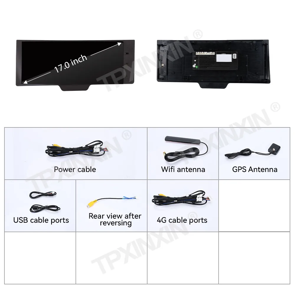 17 "أندرويد 13.0 شاشة مساعد الطيار اللمس ل دودج رام 1500 2500 2013-2018 مشغل وسائط متعددة راديو السيارة ستيريو نظام تحديد المواقع نافي رئيس وحدة