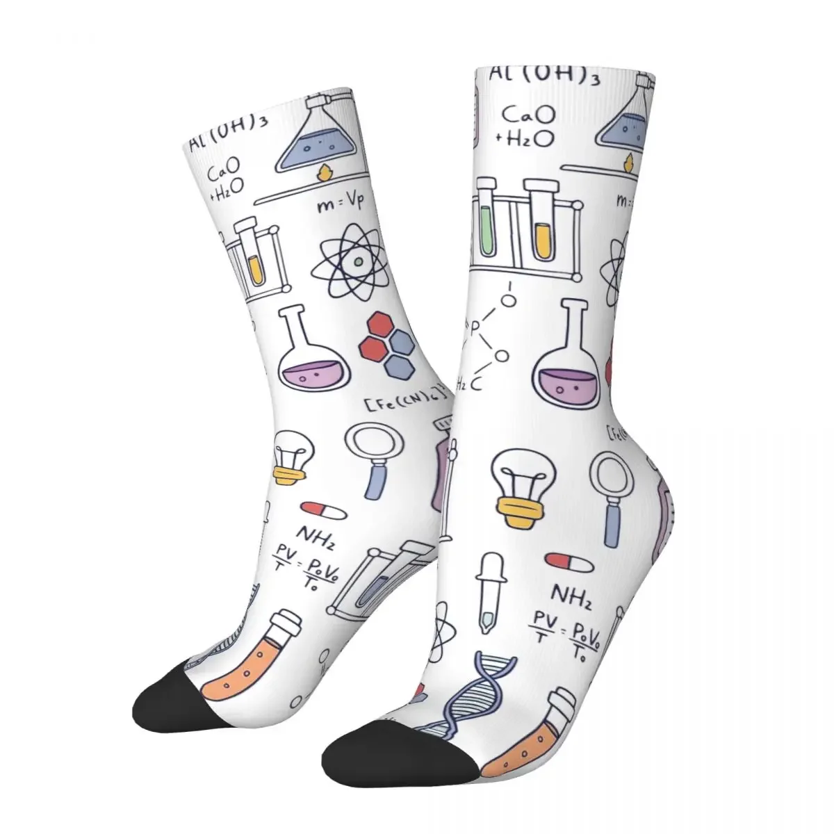 

Amazing Chemistry Socks Harajuku Super Soft Stockings All Season Long Socks Accessories for Unisex Birthday Present