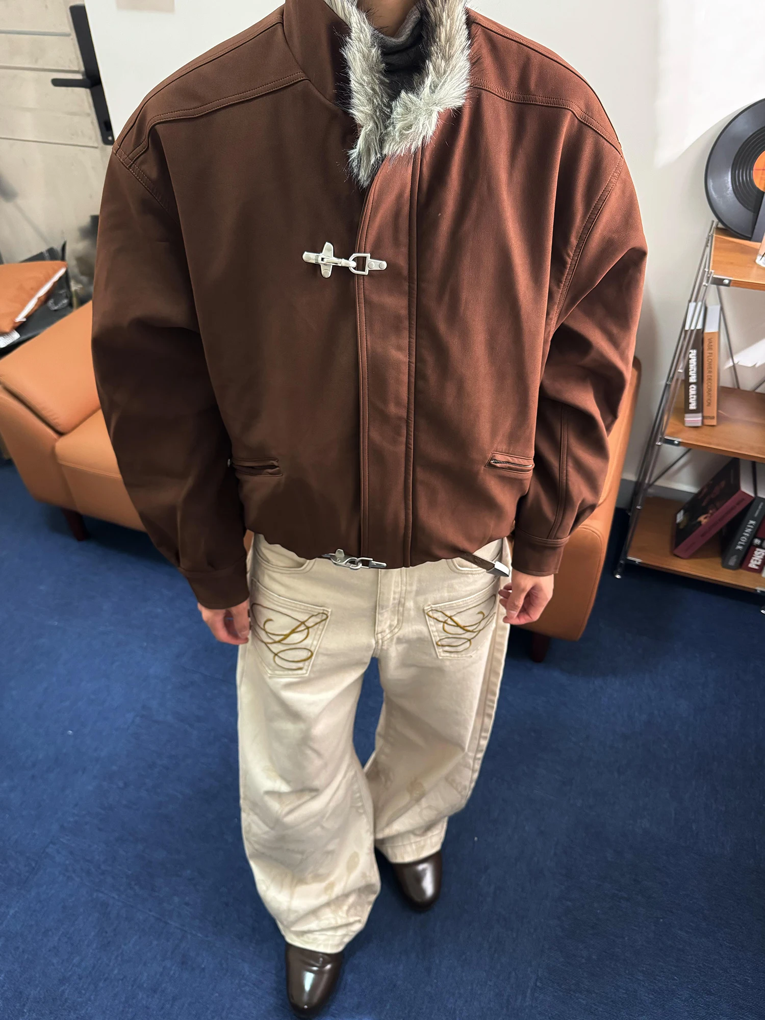 american-sle-hommes-jaet-faux-col-de-fourrure-coton-manteau-automne-hiver-harington-haut-de-gamme-sens-situ-aigle-vetements-d'exterieur-a-la-mode