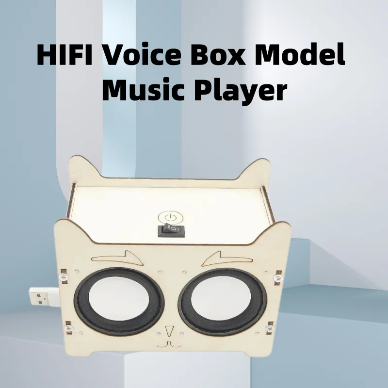 

DIY HIFI Voice Box Music Player STEM Kit - Science Experiment Toys for Kids Educational Teaching Aids School Supplies