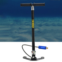 DIDEEP Fourth level high voltage Pressure Hand Pump Diving Oxygen Cylinder Inflator Operated Air Pump Compressor cylinder