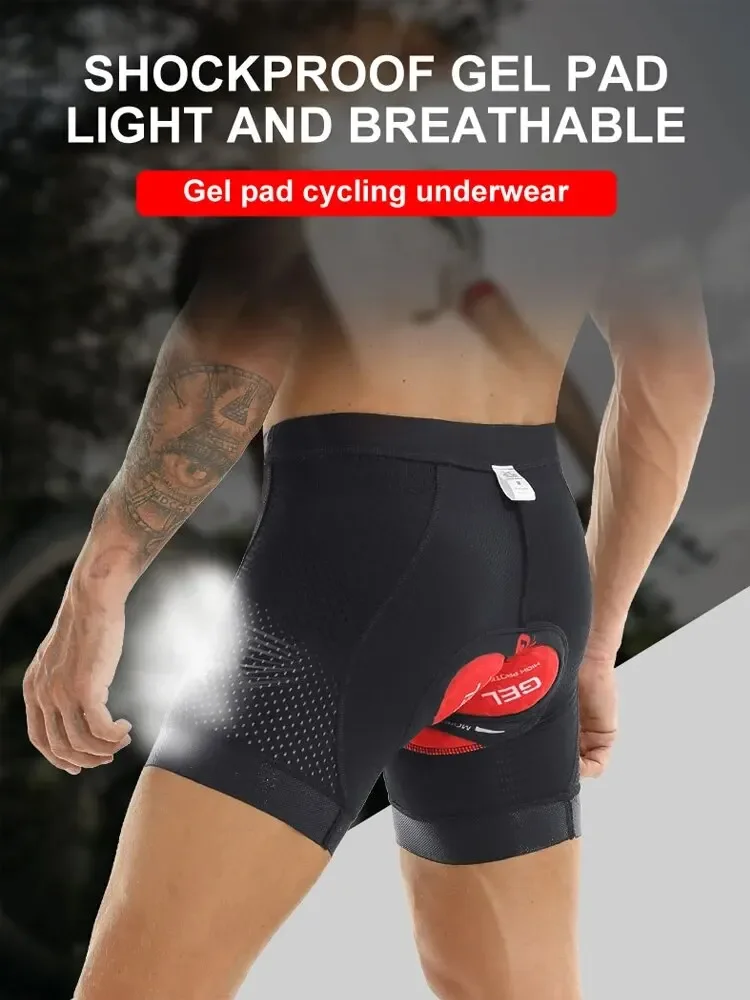 AliExpress X-TIGER Cycling Underwear 5D Breathable Padded Gel Bike Shorts Men MTB Anti Slip Leg Grips Riding Cycling Shots Ciclismo