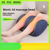 Calf Foot Massage Machine Automatic Kneading 3D Massage Head Household Vibration Hot Compressed Foot Massager Instrument Manual
