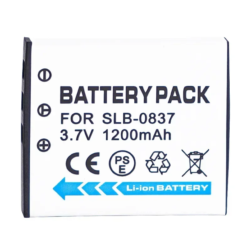 SLB-0837 3.7V 1200mAH Battery Suitable for Samsung Camera I5 I6 L73 L50 L60 NV3 NV5 NV7