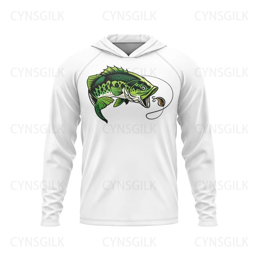 Imagem -03 - Vestuário de Pesca de Engrenagem Longa para Homens Camiseta de Manga Exterior Roupas de Pesca com Capuz Respirável Verão 2024