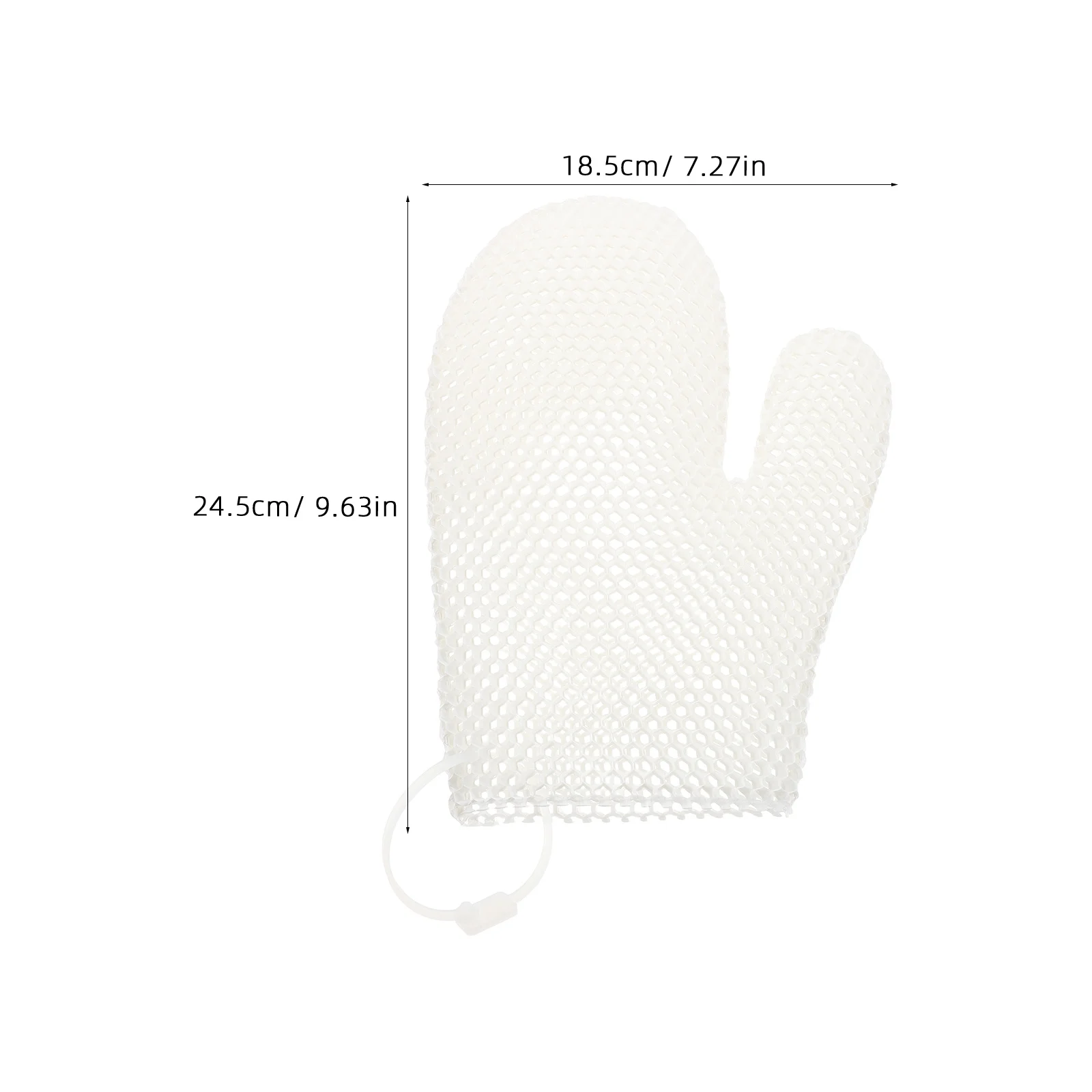 قفازات حمام تقشير على شكل قرص العسل للتنظيف العميق ومنظف الجسم للاستحمام والمنتجعات الصحية وتجربة قفازات الاستحمام التقشير #5