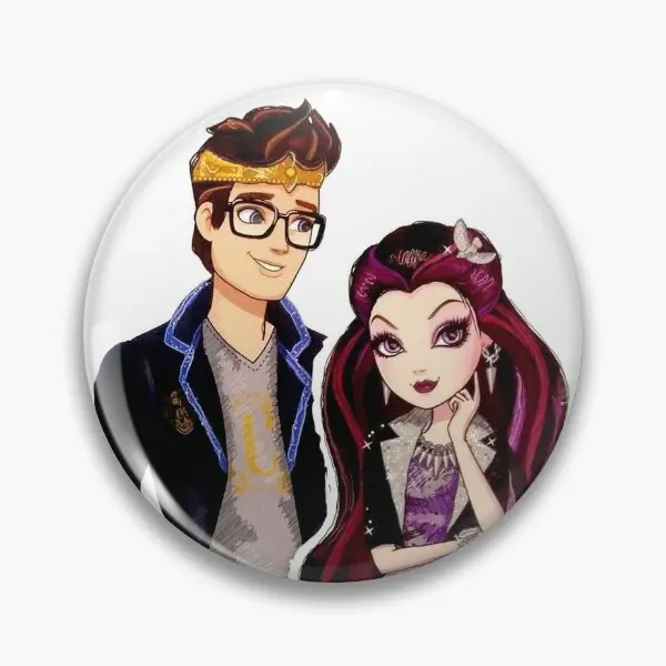 Dexter Charming Raven Queen  Soft Button Pin Creative Women Lapel Pin Hat Cartoon Funny Brooch Cute Fashion Lover Clothes