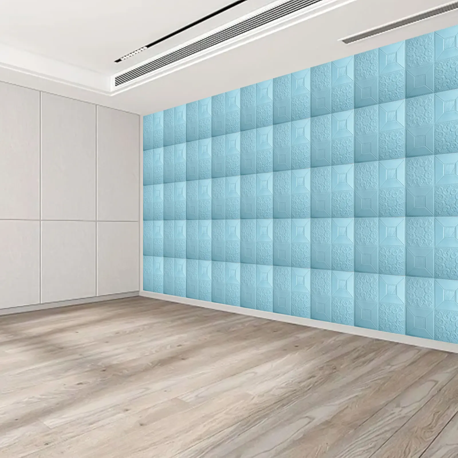 Tile Decal Wall Sticker XPE Foam 10PCS 350*350mm 3D Effect Bathroom Home Self-adhesive Tile Sticker Kits Brand New