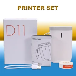 300dpi Niimbot D11 Mini Portable Thermal Printer Adhesive Label Maker Lightweight Printer For Stickers D110 Label Machine New