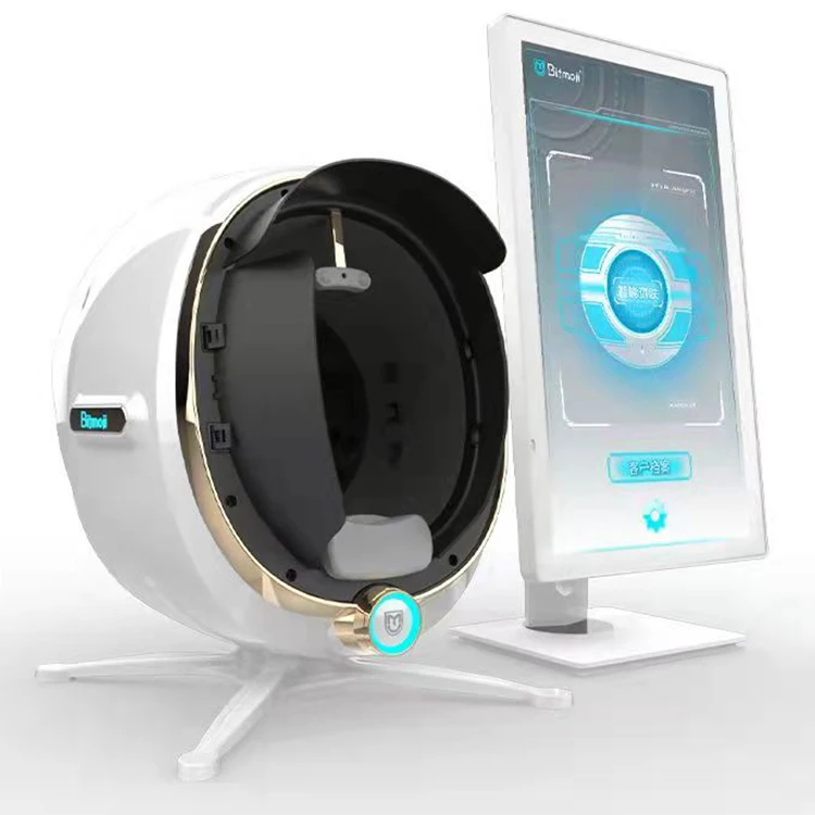 2025 Moji Scanner Facial Skin Analyzer With I Pad for Hydration Skin Testing Machine Facial Skin Analyzer 3d Machine Facial