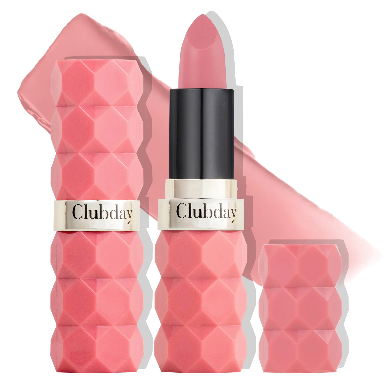 Clubday 8 couleurs diamant coupe mat rouge à lèvres longue durée imperméable sans perte de couleur antiadhésif velours mat rouge à lèvres