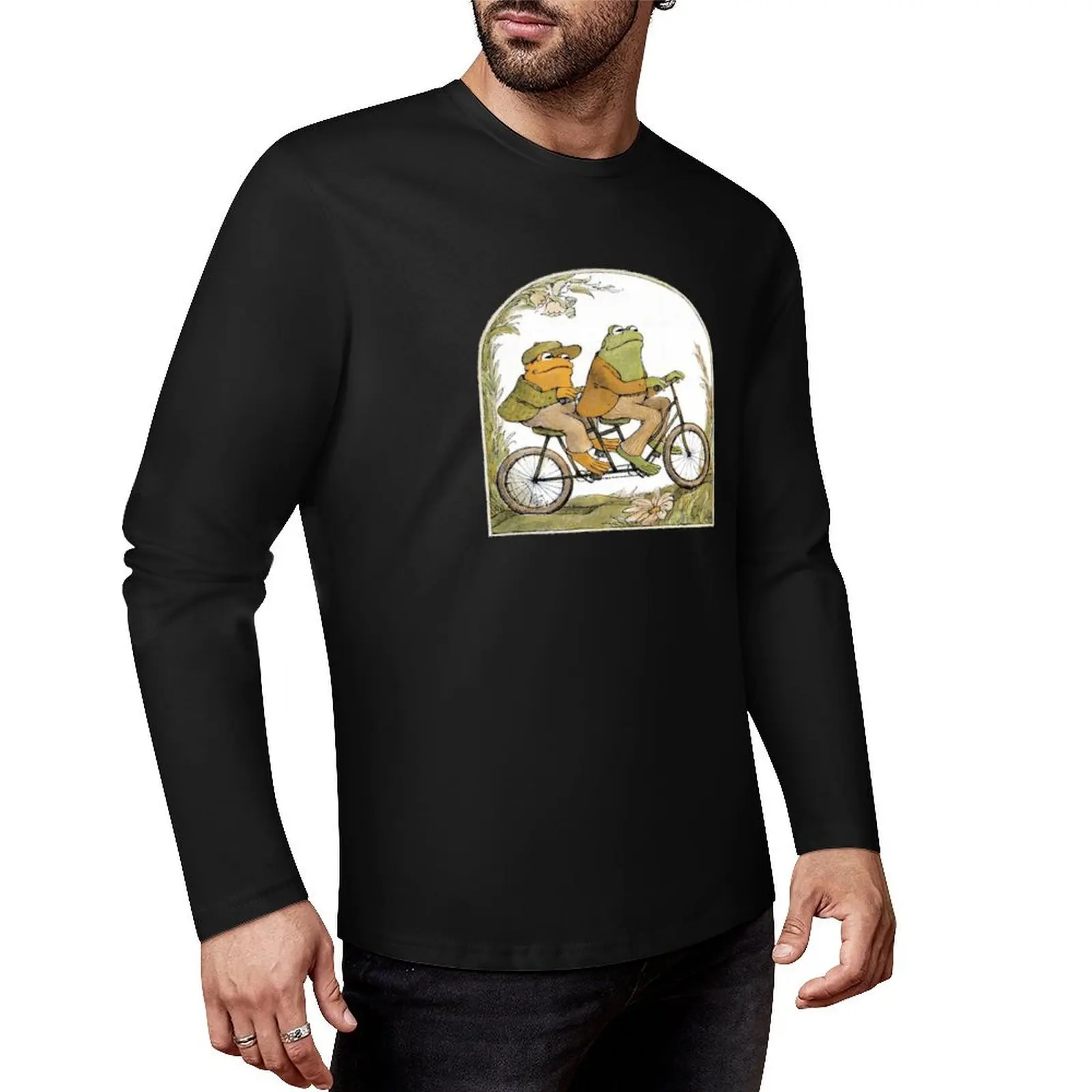 

Frog and Toad Long T-Shirt cute clothes customized t shirts T-shirt for a boy Men's cotton t-shirt