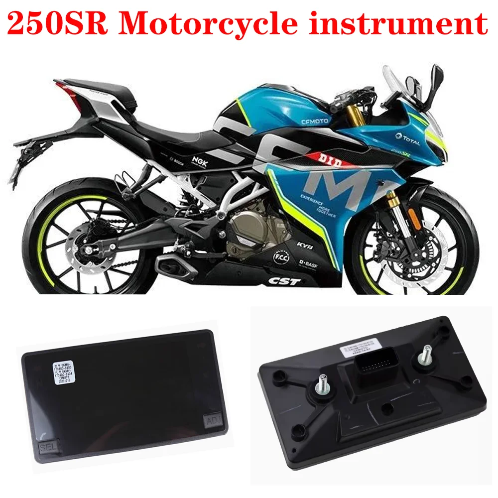 

Для Cfmoto Spring 250SR 300SR оригинальный ЖК-прибор код сборки часов цветной экран TFT одометр