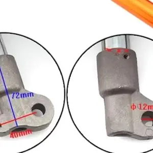 Small mini off-road motorcycle mud pit truck inverted front shock absorption complete 2-stroke pieces 49cc 8 Main Mini Mota Sales - №5