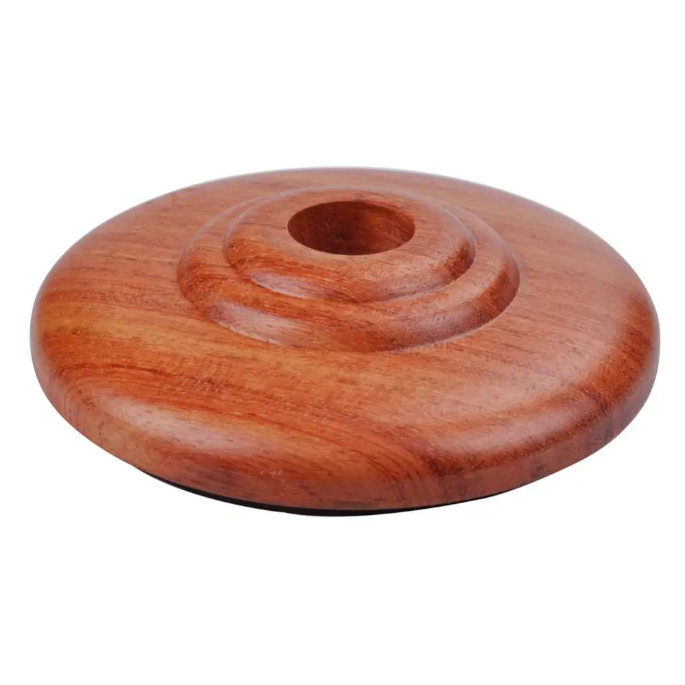 Circular Rosewood Anti-slip Mat Violoncello Accessories for Violoncello Solid Wood Cello Endpin Rest Non-slip Stopper