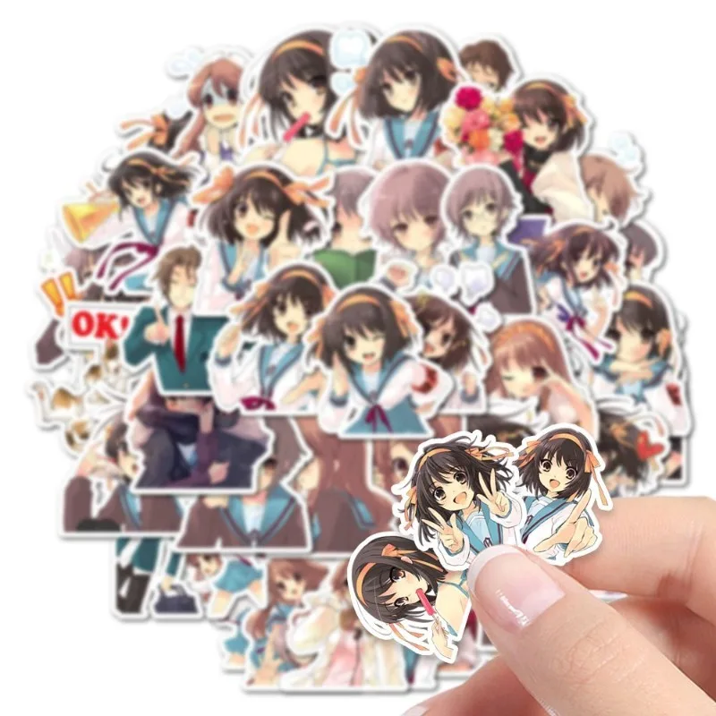 憂国のすずみやハルヒアニメステッカーすずみやハルヒスクラップブッキング用品ステッカーブック子供友人ギフトファン Diy