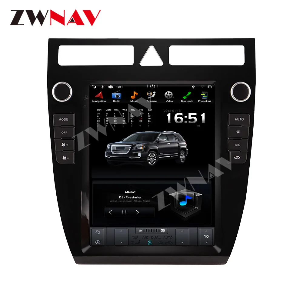 10.4 inch Touch Screen For Audi A6 2004+ Android 14 GPS Navigation WIFI 4G BT5.0 Carplay Car Multimedia Player Head Unit Auto