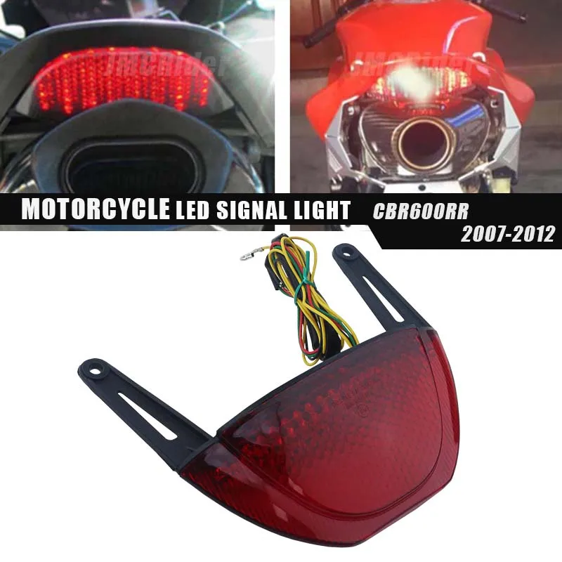 

CBR600RR Motorcycle Accessories Rear Tail Light Brake Turn Signal Integrated Led Light For Honda CBR 600RR/600 RR 2007-2012