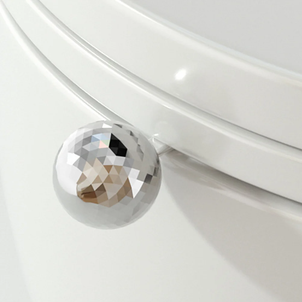 Sollevatori per coperchio WC da 4 pezzi Maniglia autoadesiva per sollevatore per sedile WC da bagno Pratico durevole Facile da installare Materiale sicuro