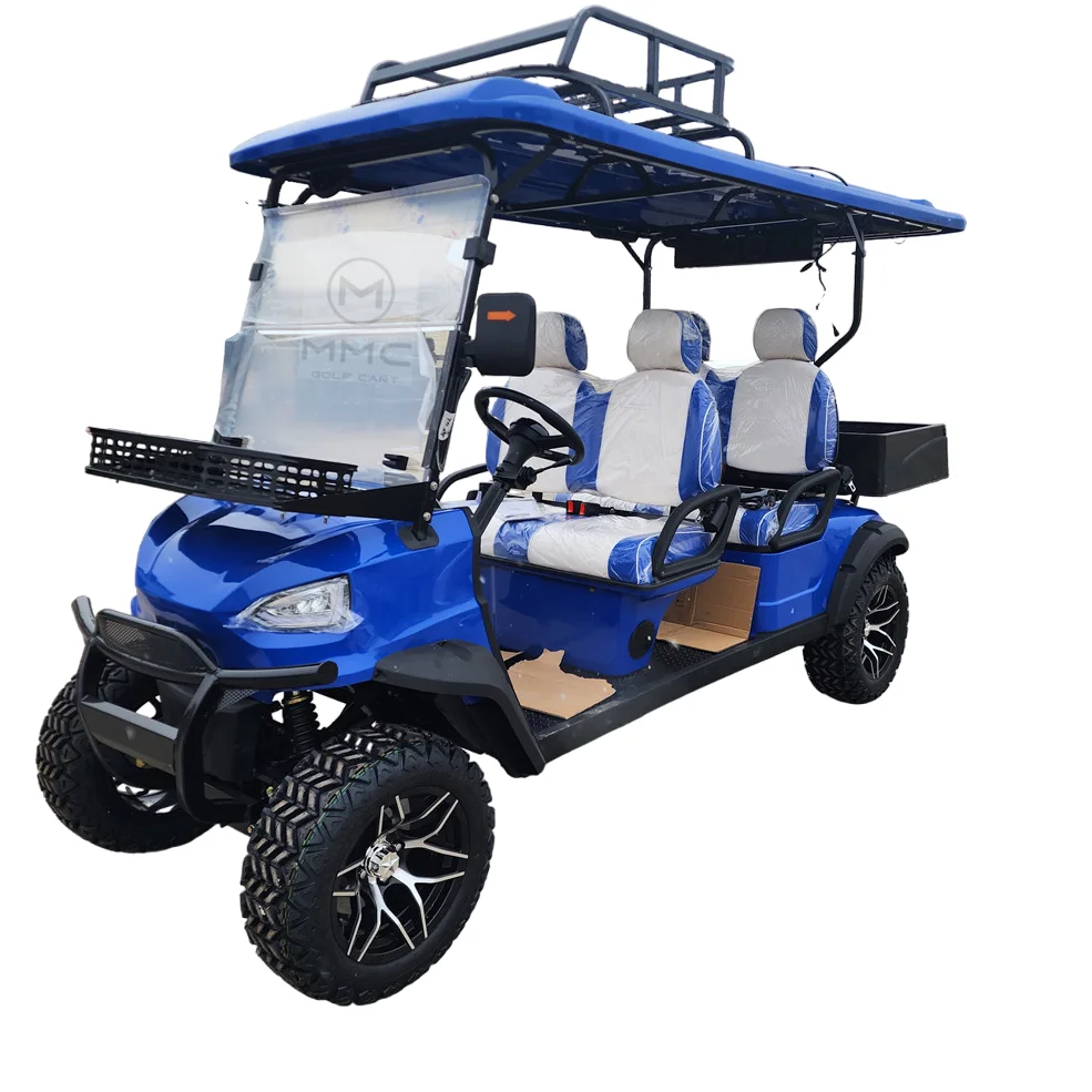 

The Best Street Legal High Speed 48V Golf Carts Electric 2+2 Seater Lithium Battery Golf Cart Price